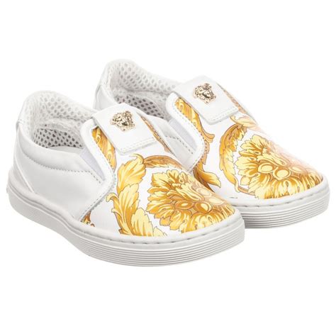 versace kid sneakers|Versace slides girls.